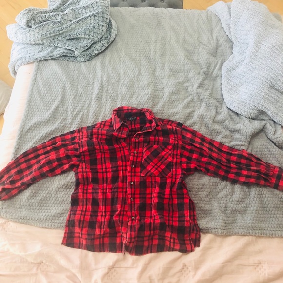 Top shop flannel shirt. - Picture 2 of 4